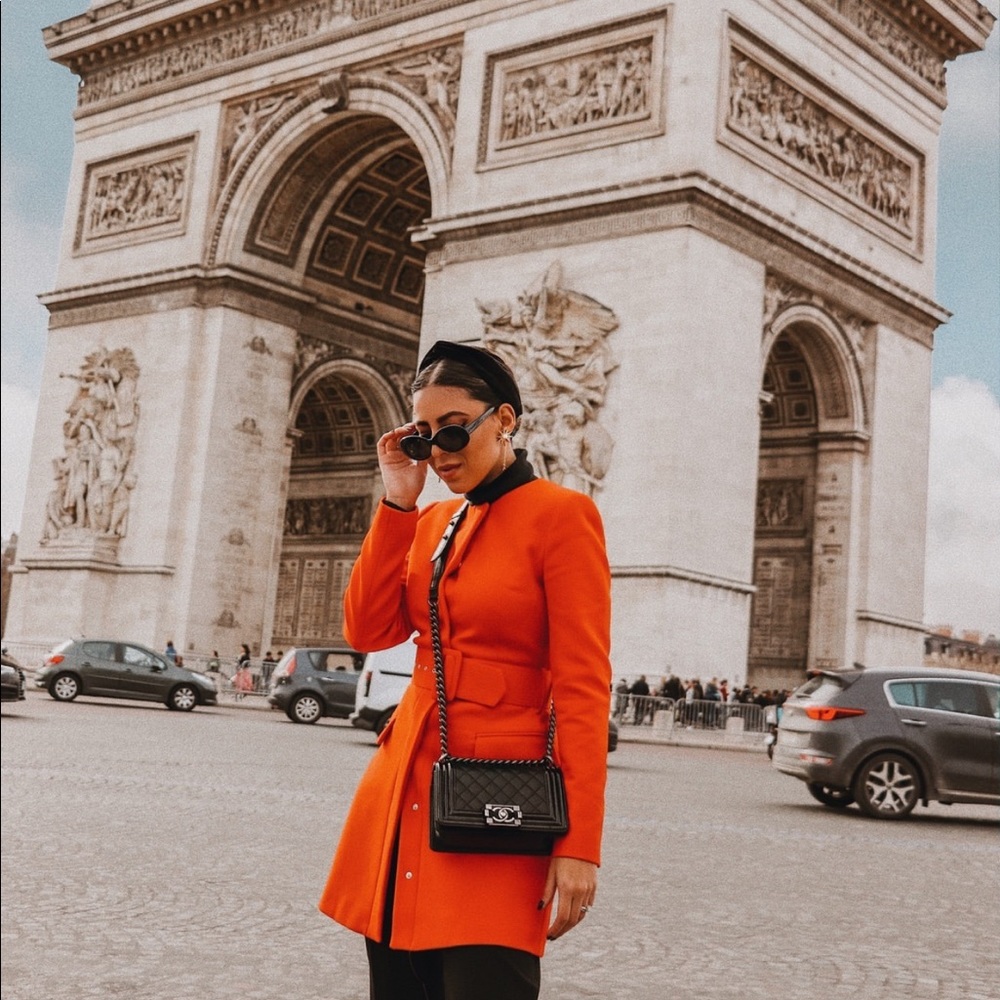 BLOGGERS FAVORITE ZARA BELTED FROCK COAT - Picture 7 of 8